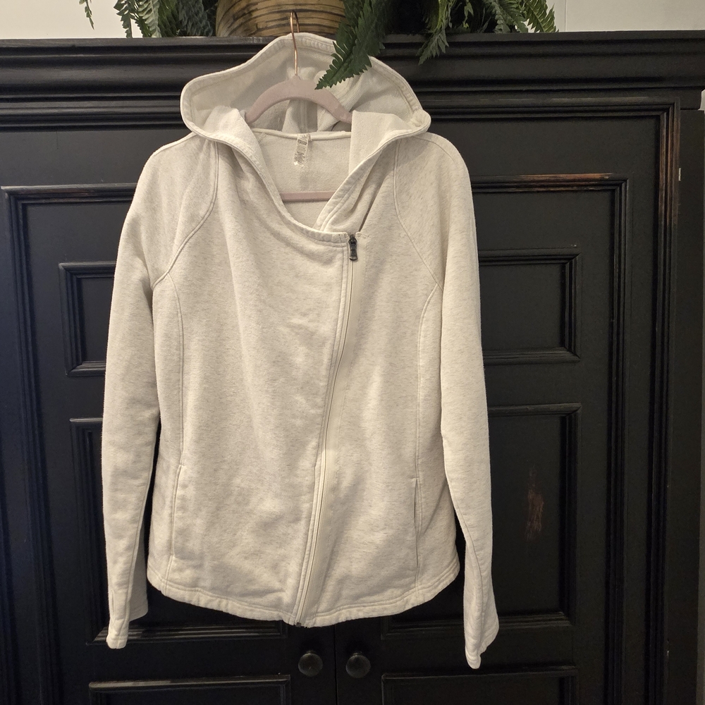Under Armour Women's Cream Asymmetrical Zip Hoodie